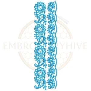 Border Embroidery Design(E-0166) - EmbroideryHive