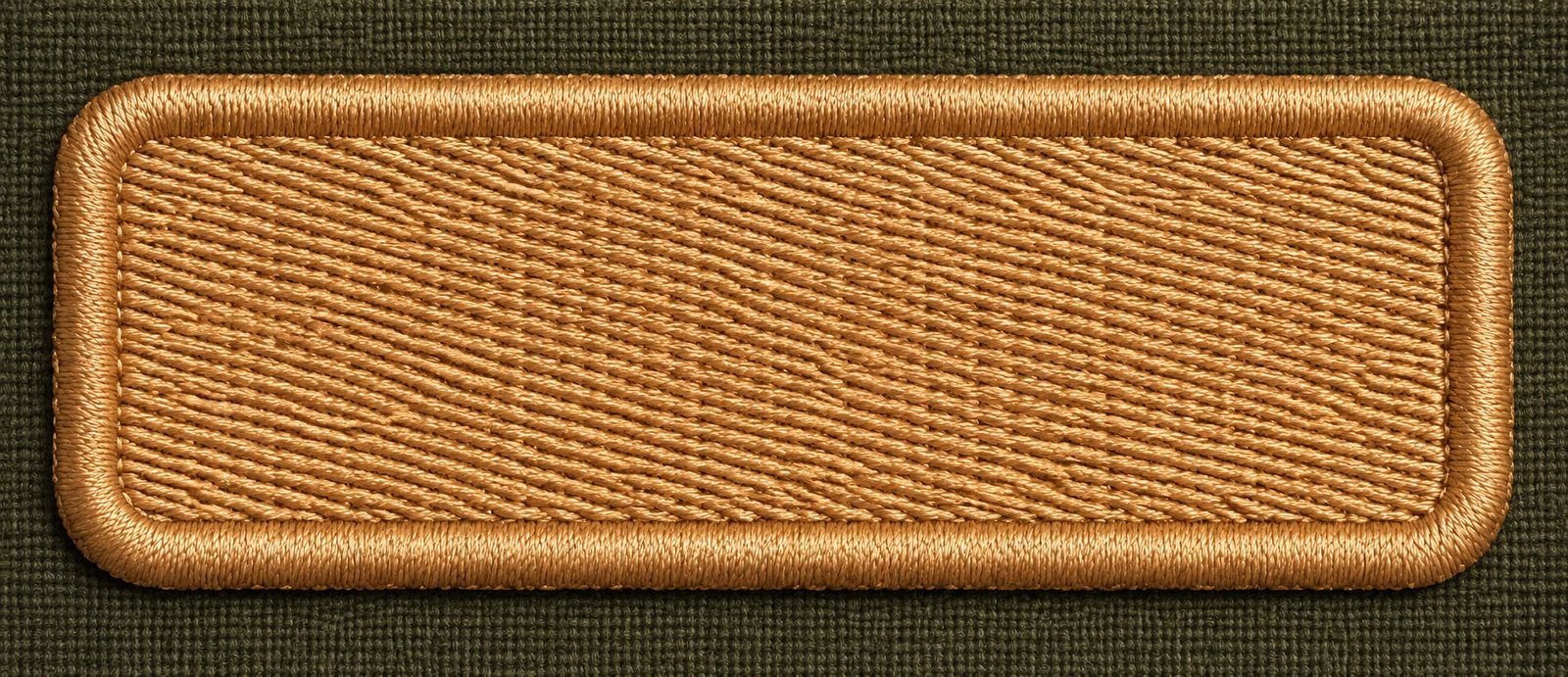 Curved Edge Rectangle Embroidery Design. - Image 3