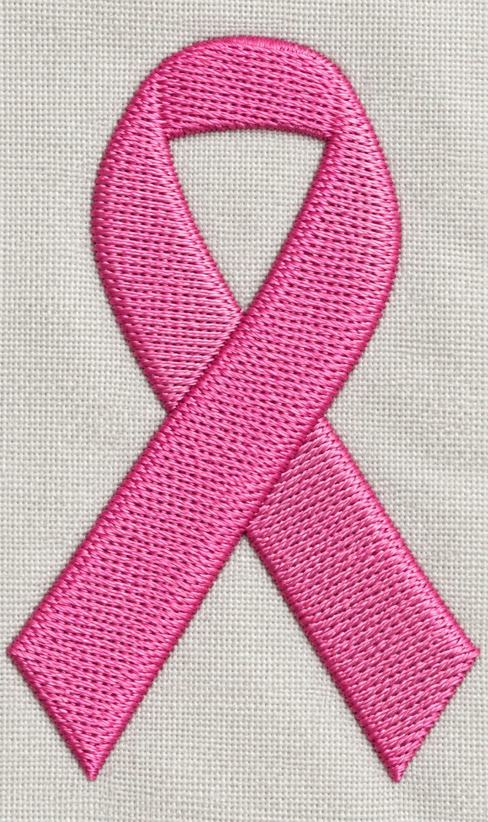 Cancer Awareness Ribbon Embroidery design. - Image 3