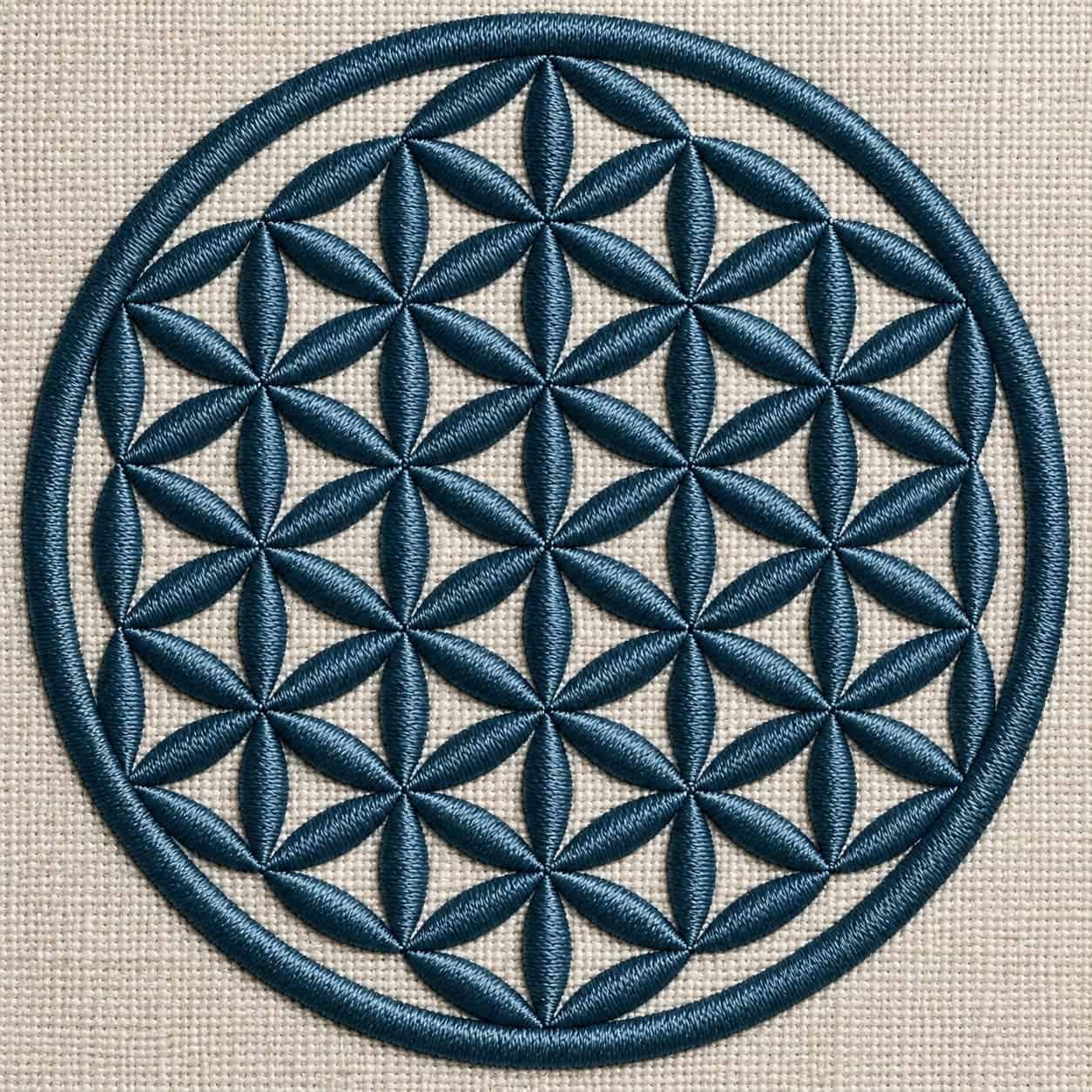 Flower of life Embroidery Design - Image 3