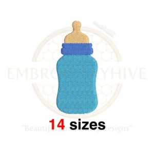 Buy Baby bottle embroidery design for machines