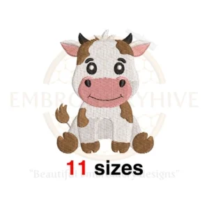 Buy Baby cow embroidery design for machines