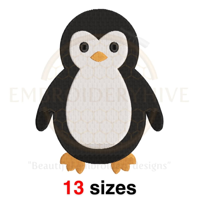 Buy Baby penguin machine embroidery design