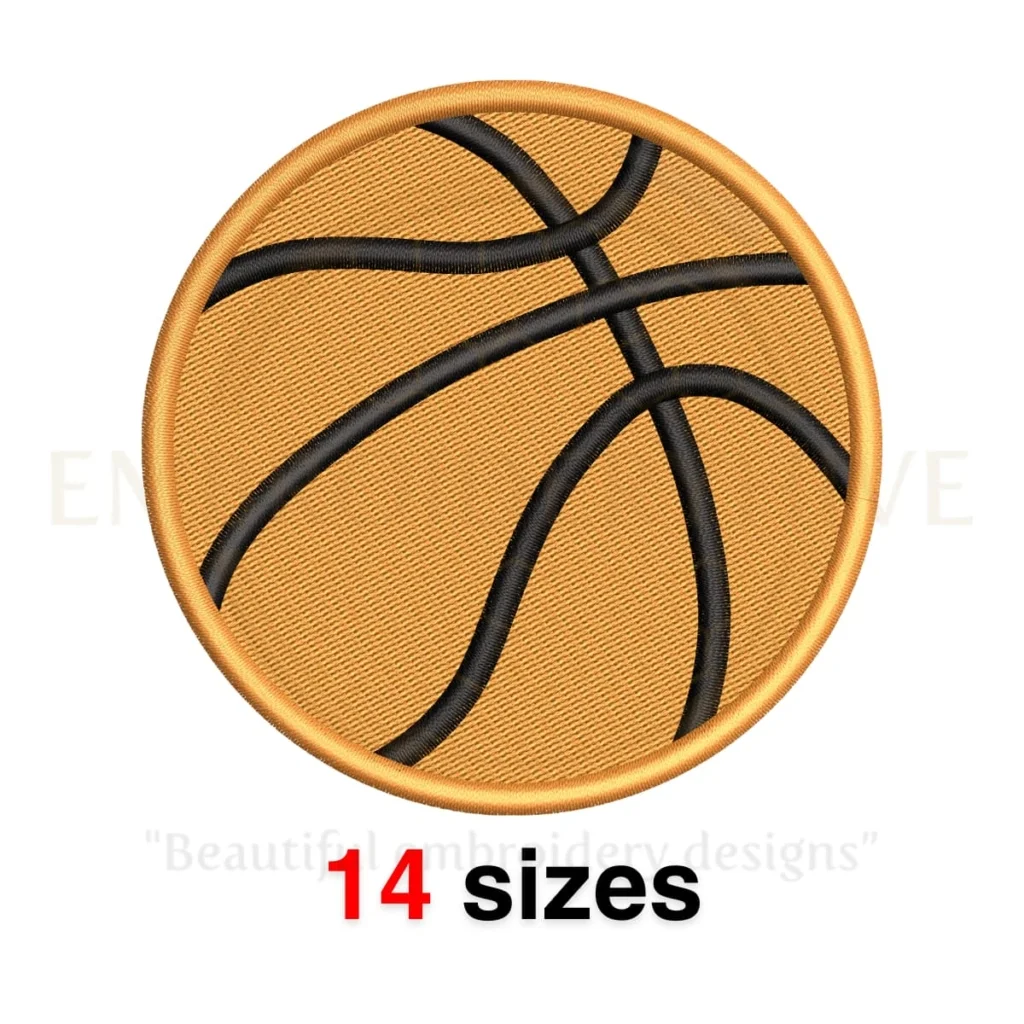 Buy Basketball machine embroidery design