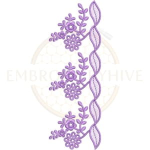 Buy border machine embroidery design