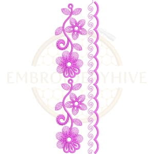 Buy border machine embroidery design
