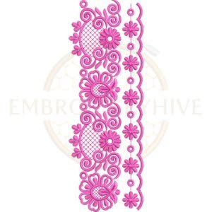 Buy border machine embroidery design