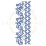 Buy border machine embroidery design