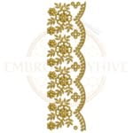 Buy border machine embroidery design