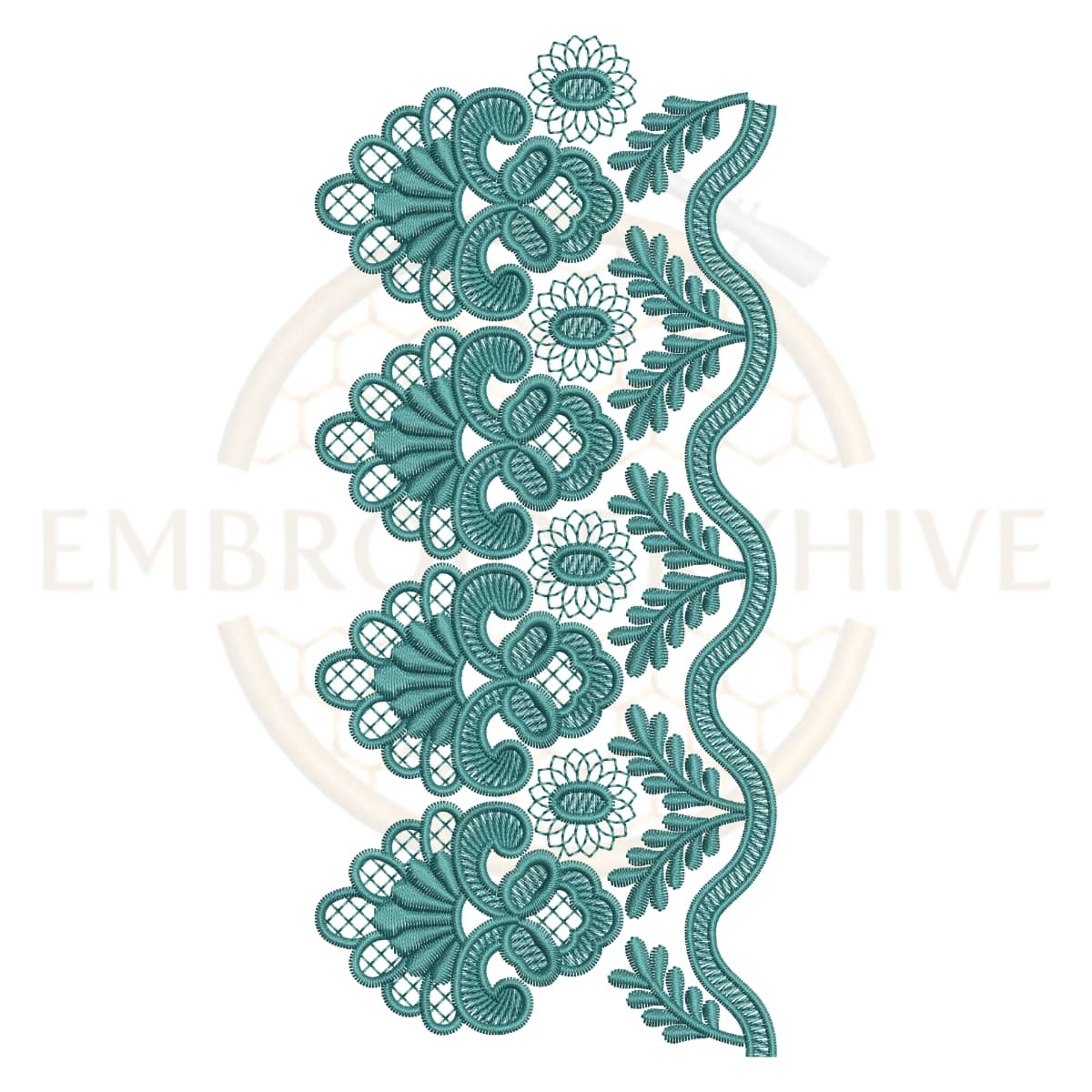 Buy border machine embroidery design