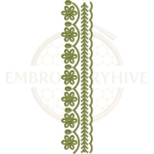 Buy border machine embroidery design