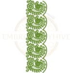 Buy A beautiful flower border machine embroidery design, perfect for adding floral accents to your projects.border machine embroidery design