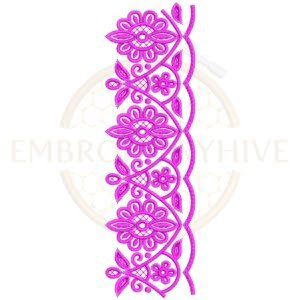 Buy border machine embroidery design