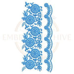 Buy border machine embroidery design