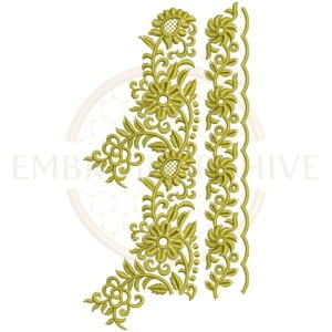 Buy border machine embroidery design