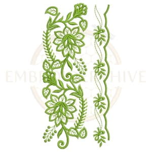 Buy border machine embroidery design