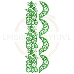 Buy border machine embroidery design