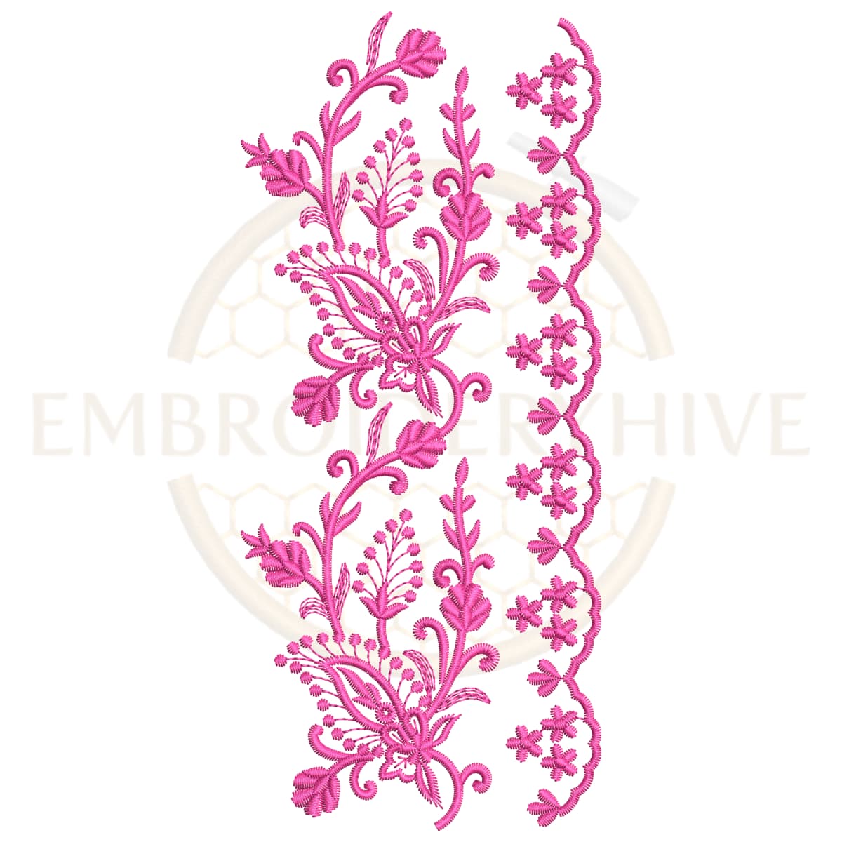 Buy border machine embroidery design