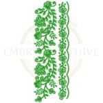 Buy border machine embroidery design