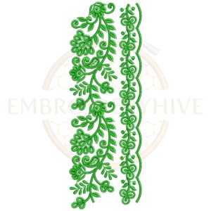 Buy border machine embroidery design