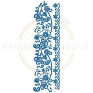 Buy border machine embroidery design