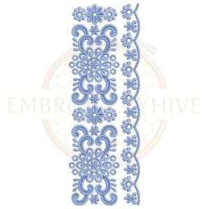 Buy border machine embroidery design