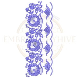 Buy border machine embroidery design