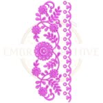 Buy border machine embroidery design