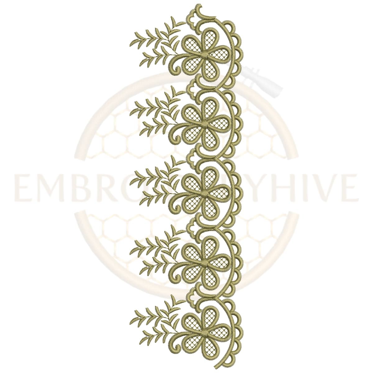 Buy border machine embroidery design