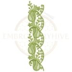 Buy border machine embroidery design
