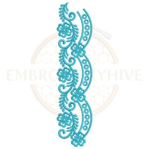 Buy border machine embroidery design