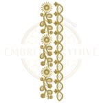 Buy border machine embroidery design