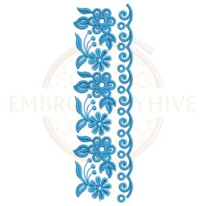 Buy border machine embroidery design