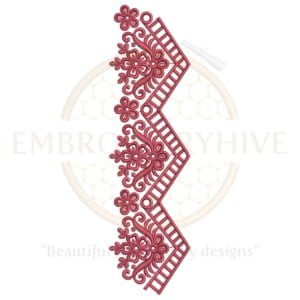 Buy border machine embroidery design