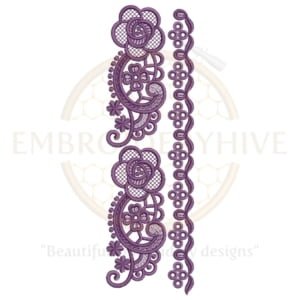 Buy border machine embroidery design