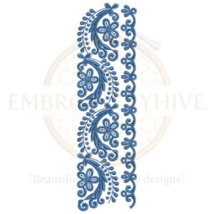 Buy border machine embroidery design