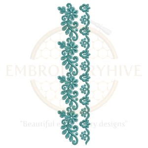 Buy border machine embroidery design