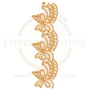 Buy border machine embroidery design