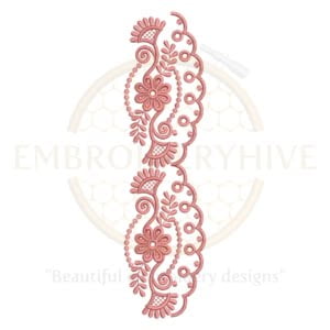 Buy border machine embroidery design