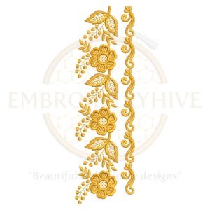 Buy border machine embroidery design"