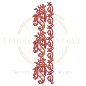 Buy border machine embroidery design