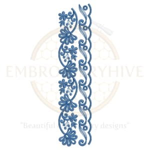 Buy border machine embroidery design