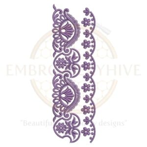 Buy border machine embroidery design