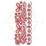 Buy border machine embroidery design