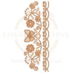 Buy border machine embroidery design