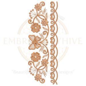 Buy border machine embroidery design