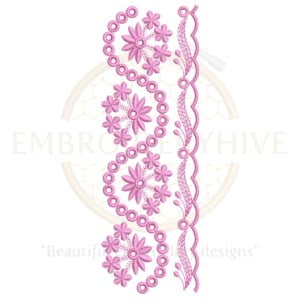 Buy border machine embroidery design