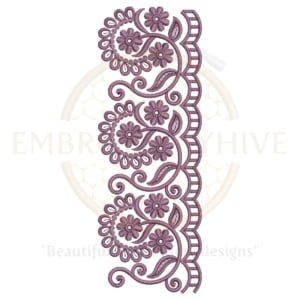 Buy border machine embroidery design