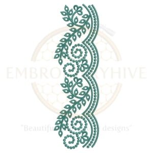 Buy border machine embroidery design