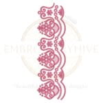 Buy border machine embroidery design